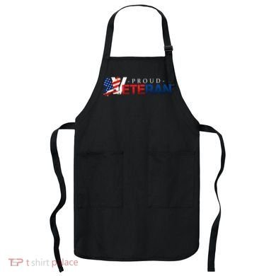 Proud USA Veteran Eagle Apron