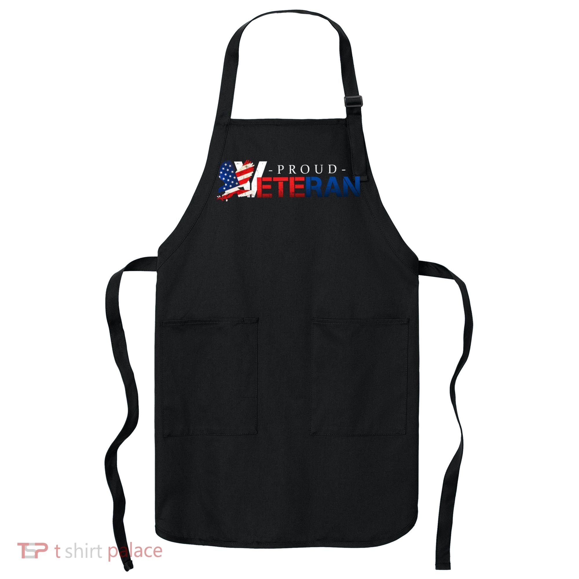 Proud USA Veteran Eagle Apron