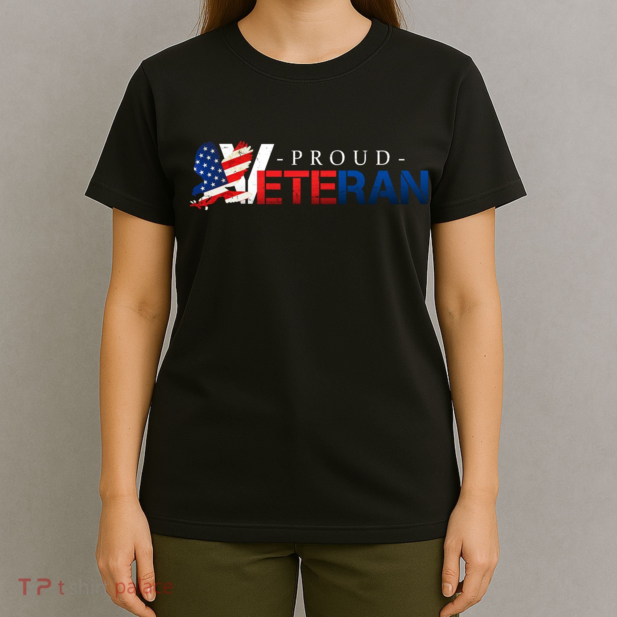 Proud USA Veteran Eagle T-Shirt
