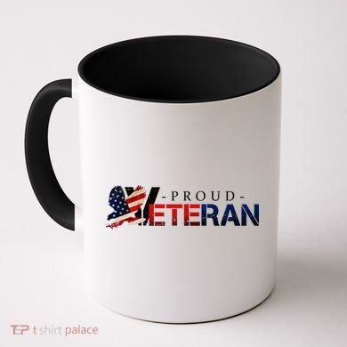 Proud USA Veteran Eagle Coffee Mug