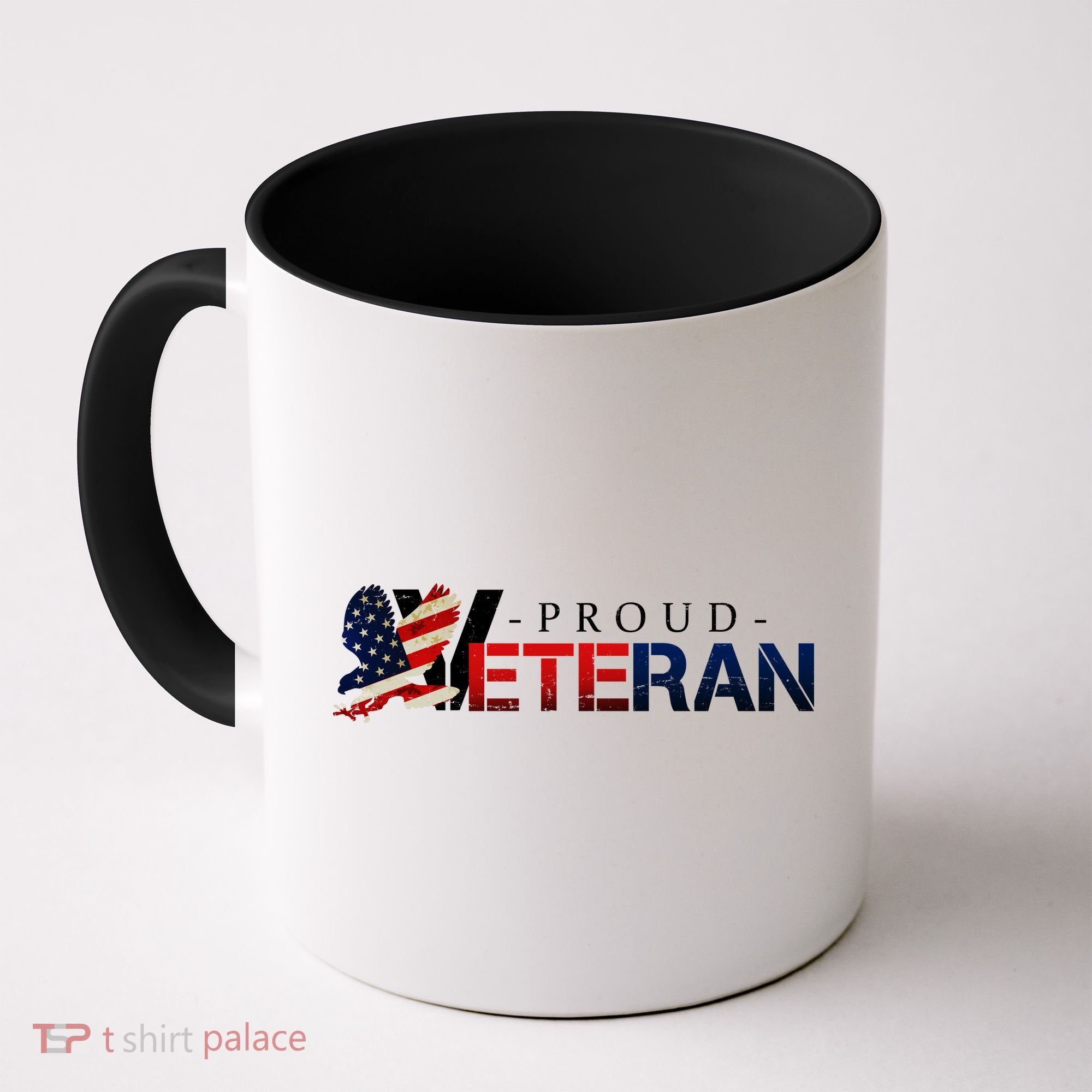 Proud USA Veteran Eagle Coffee Mug