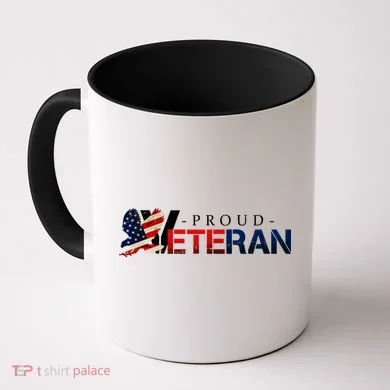 Proud USA Veteran Eagle Coffee Mug