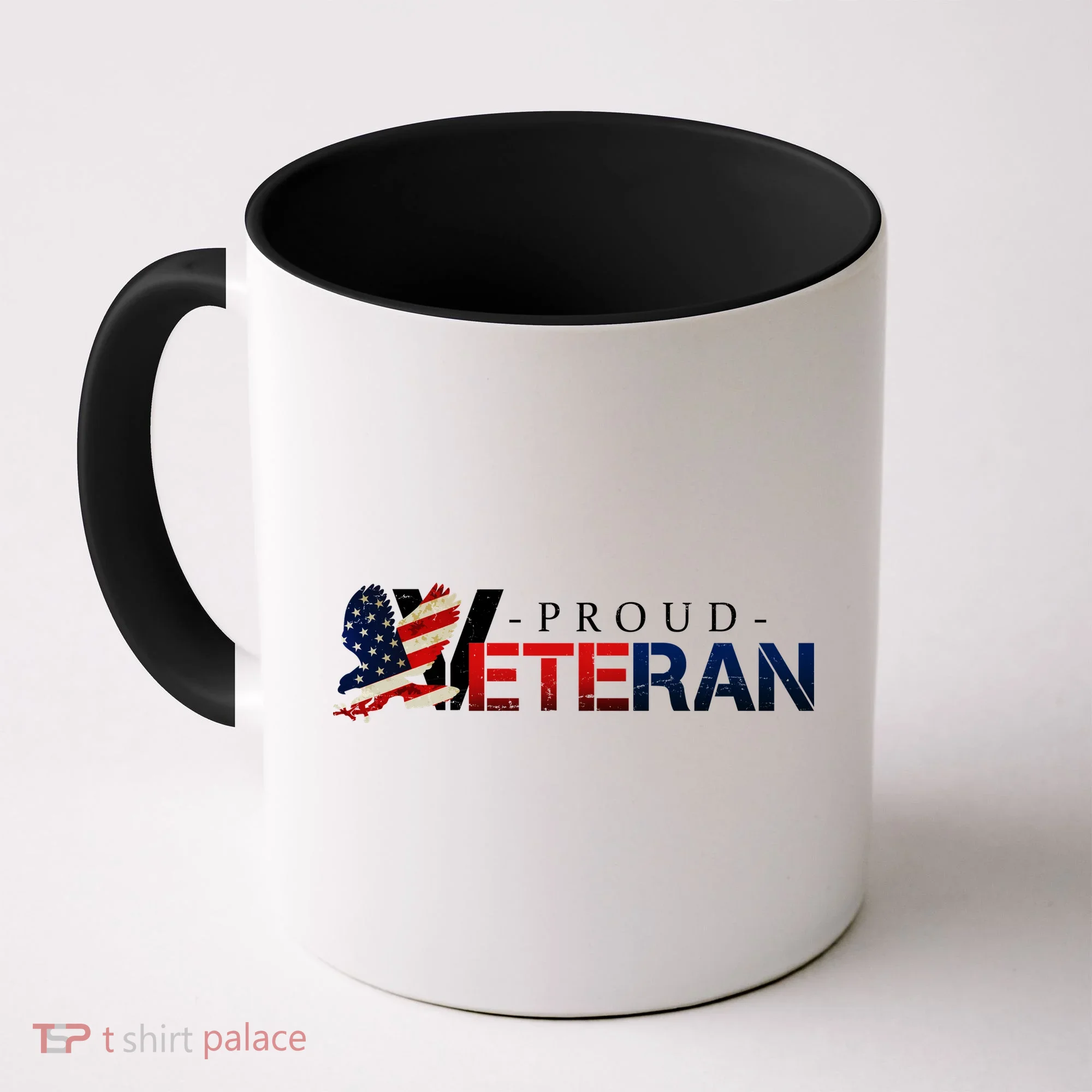 Proud USA Veteran Eagle Coffee Mug
