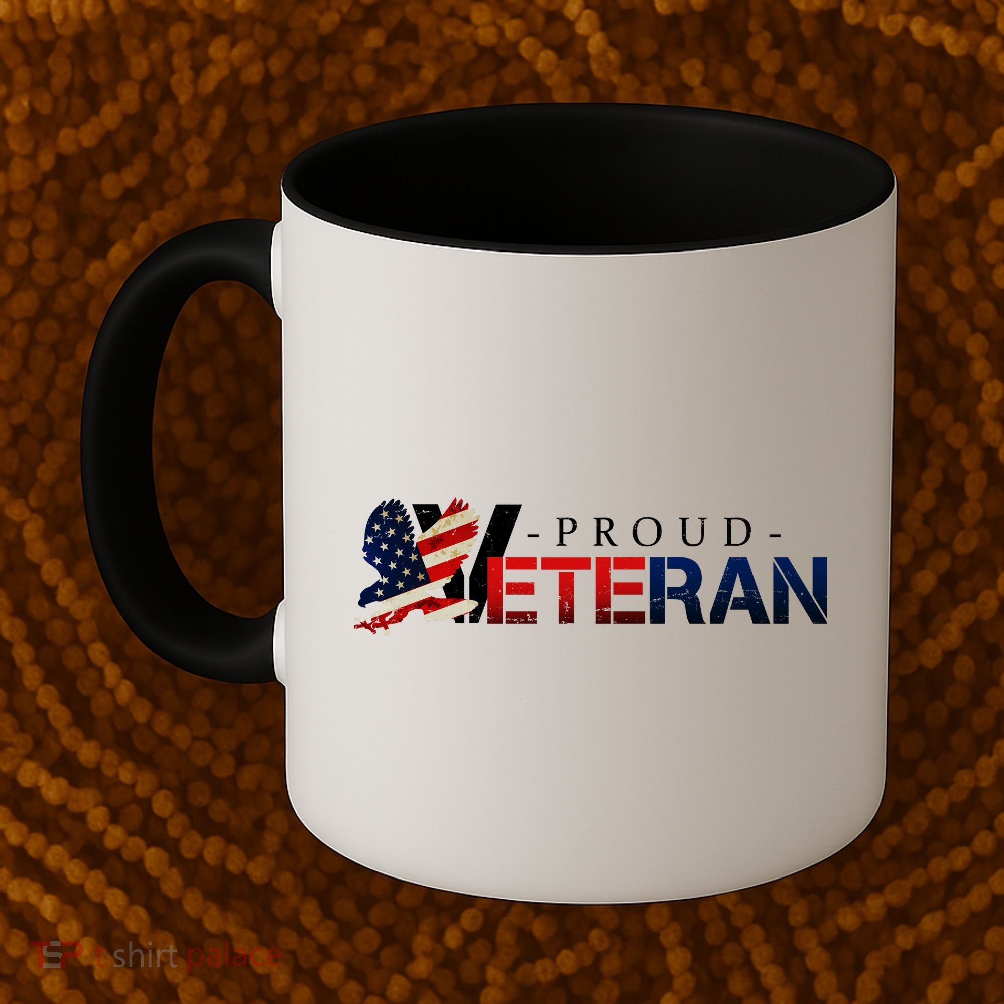 Proud USA Veteran Eagle Coffee Mug
