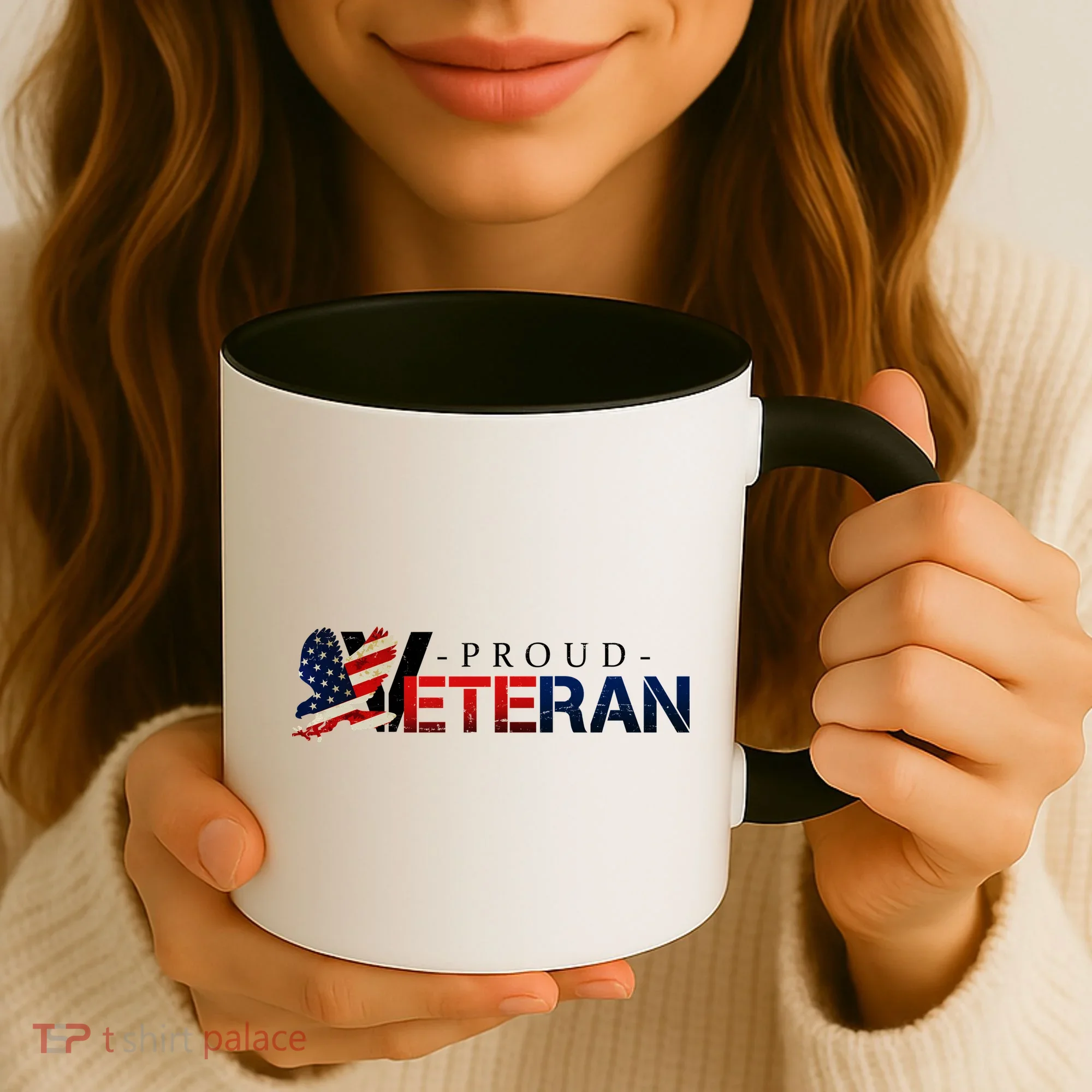 Proud USA Veteran Eagle Coffee Mug