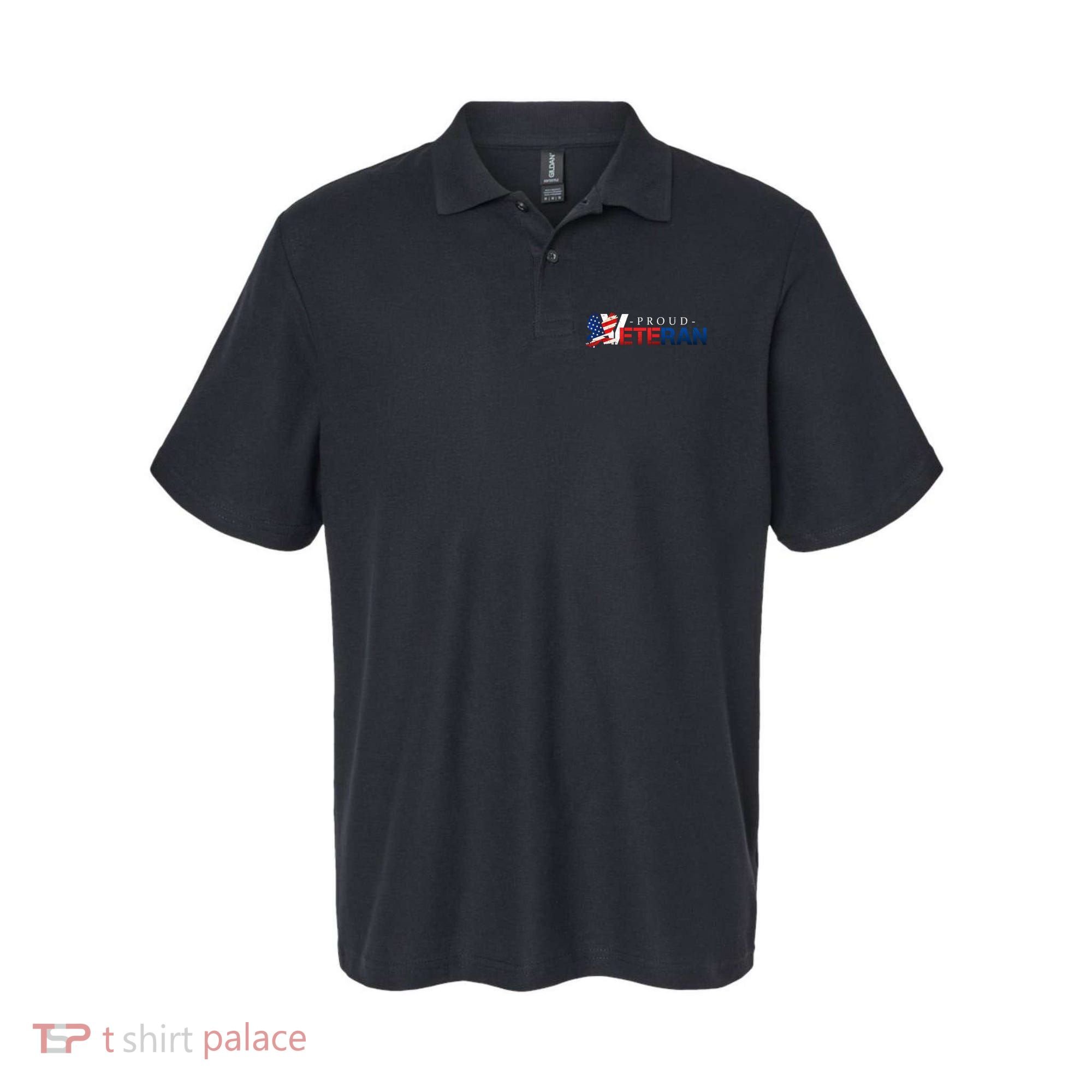 Proud USA Veteran Eagle Polo