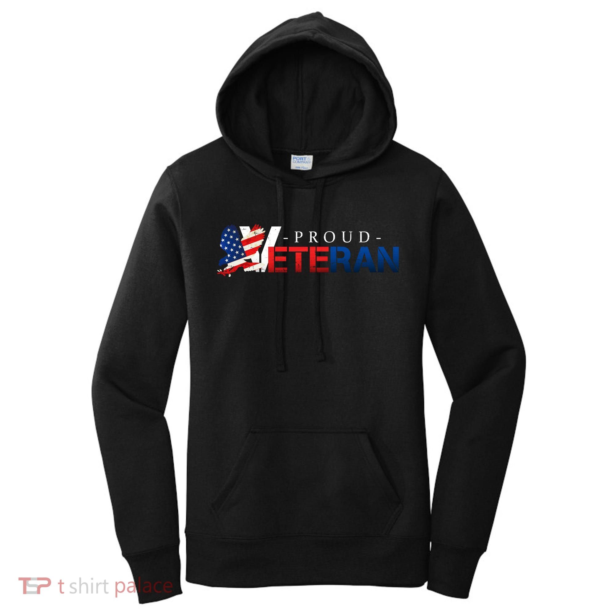 Proud USA Veteran Eagle Women's Hoodie