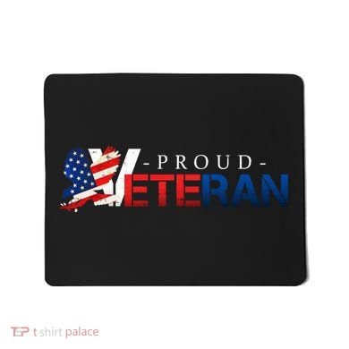Proud USA Veteran Eagle Mousepad