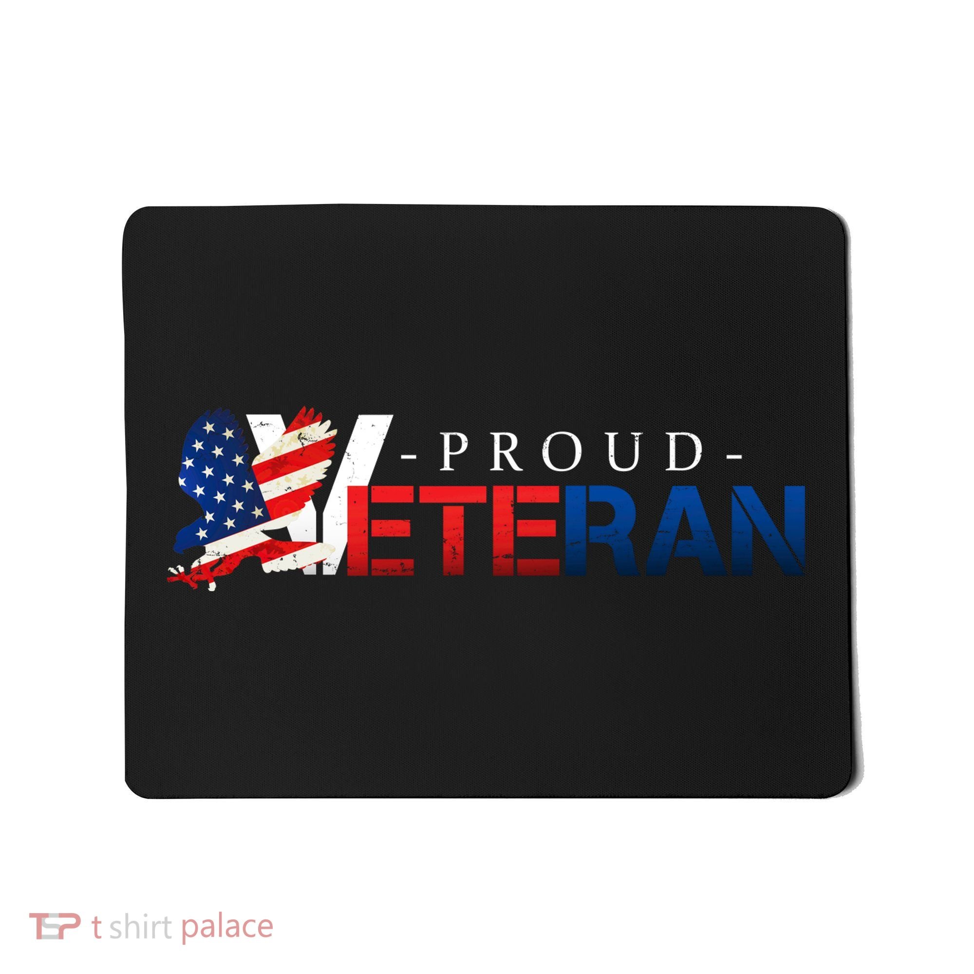 Proud USA Veteran Eagle Mousepad