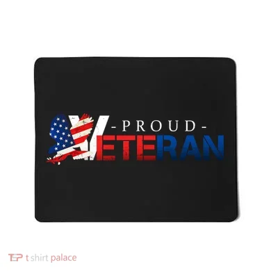 Proud USA Veteran Eagle Mousepad