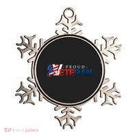 Proud USA Veteran Eagle Ornament thumb 0