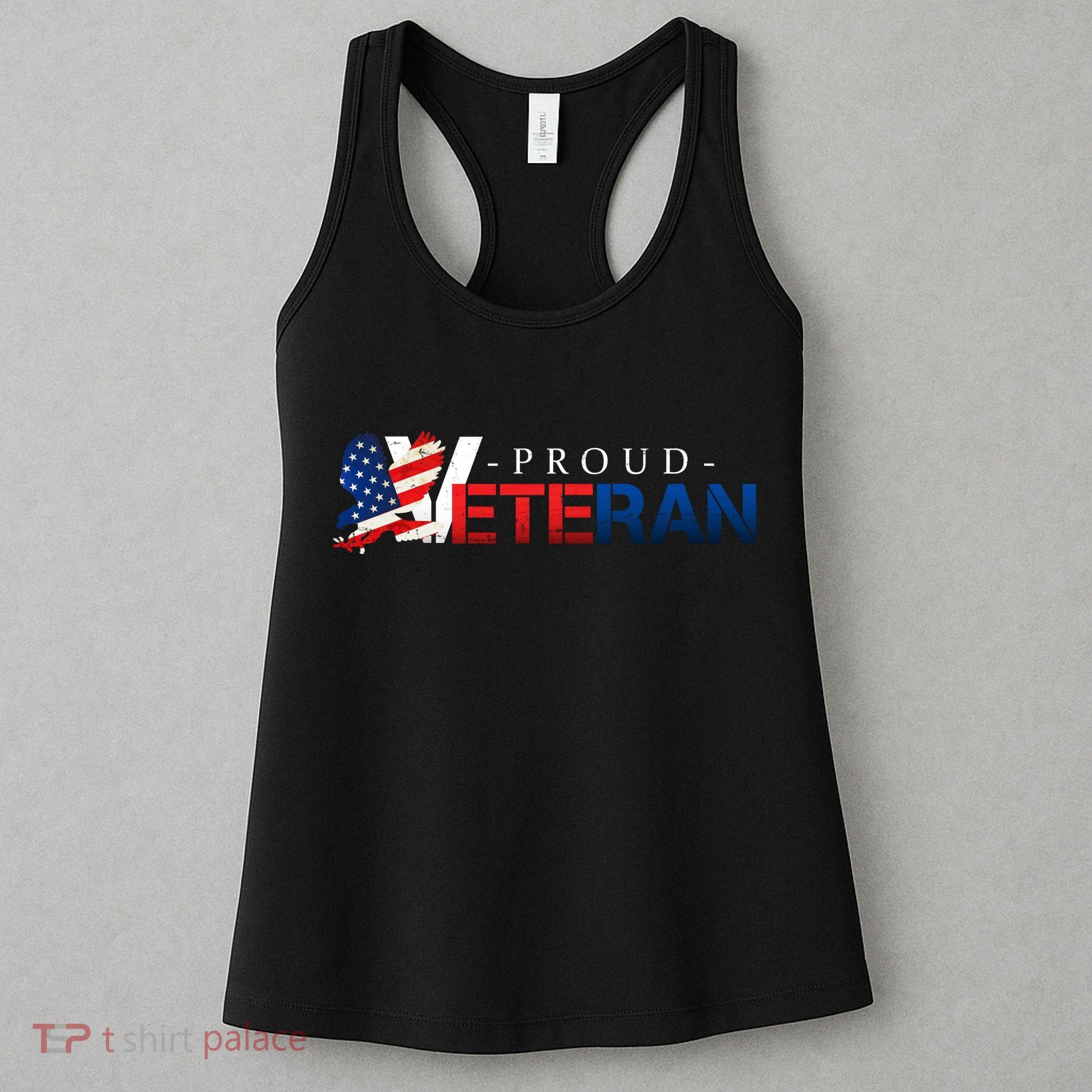 Proud USA Veteran Eagle Women's Tank Top