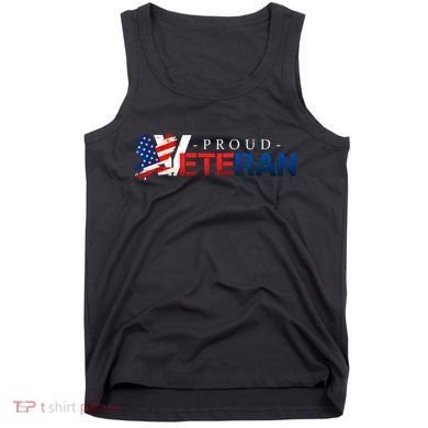 Proud USA Veteran Eagle Tank Top