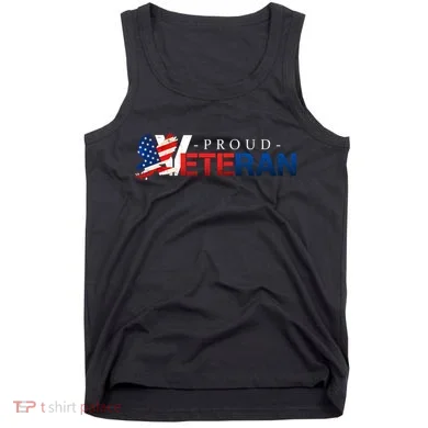 Proud USA Veteran Eagle Tank Top