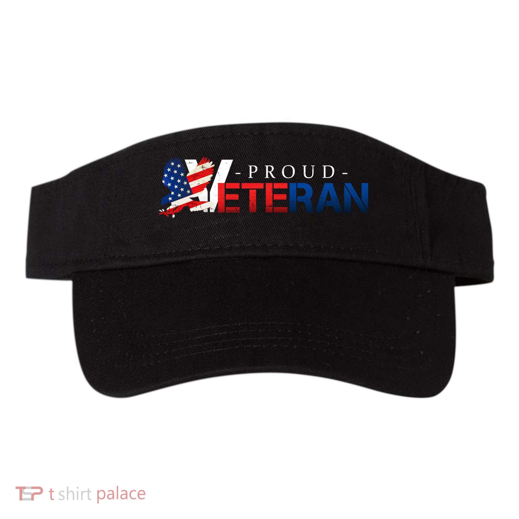 Proud USA Veteran Eagle Visor