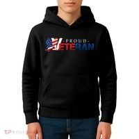 Proud USA Veteran Eagle Kids Hoodie thumb 4
