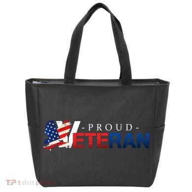 Proud USA Veteran Eagle Tote Bag