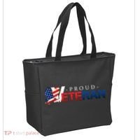 Proud USA Veteran Eagle Tote Bag thumb 2