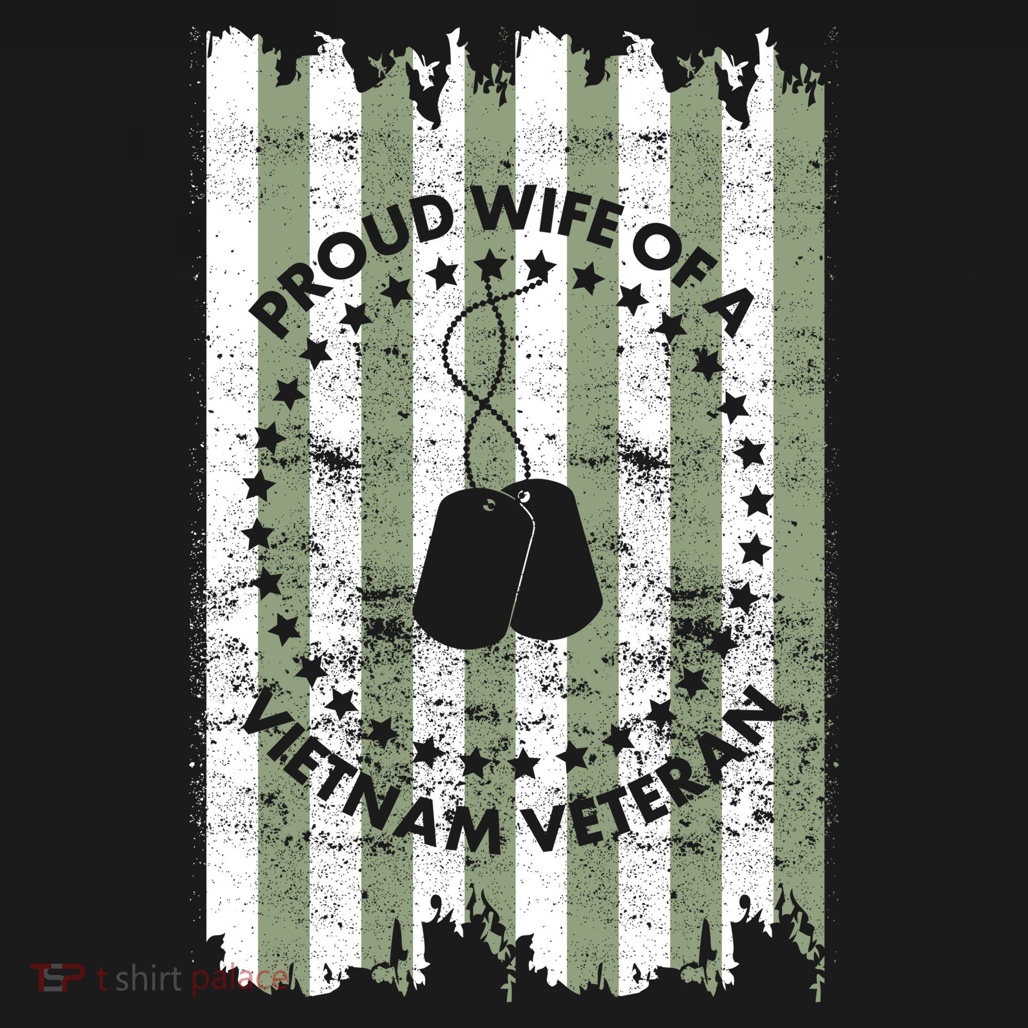 Proud Wife Of A Vietnam Veteran T-Shirt