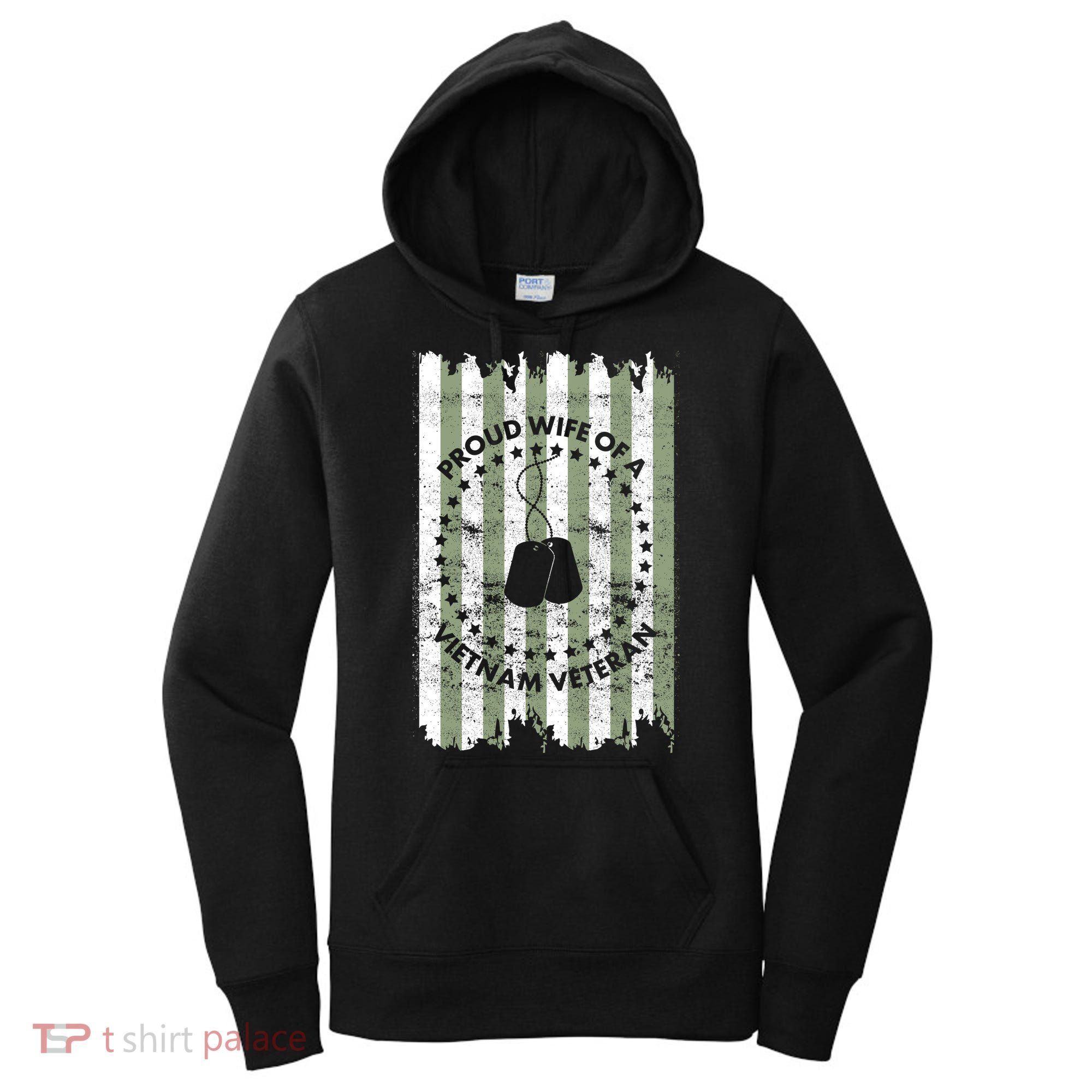 Proud Wife Of A Vietnam Veteran Women's Hoodie