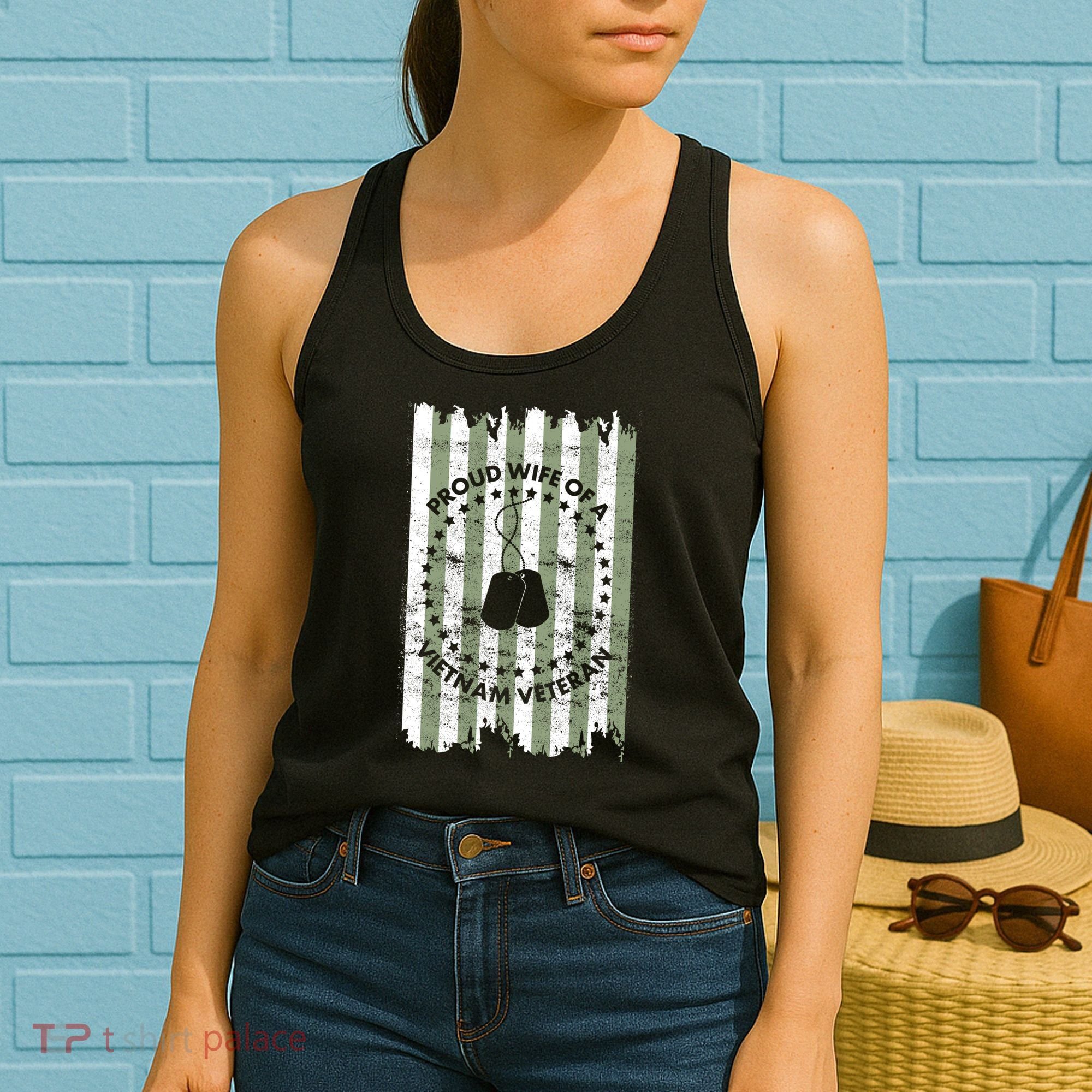 Proud Wife Of A Vietnam Veteran Women's Tank Top