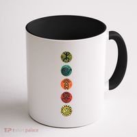 Puerto Rico Petroglyphs Art Letters Coffee Mug thumb 1