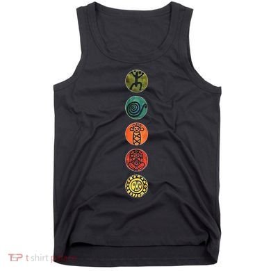 Puerto Rico Petroglyphs Art Letters Tank Top