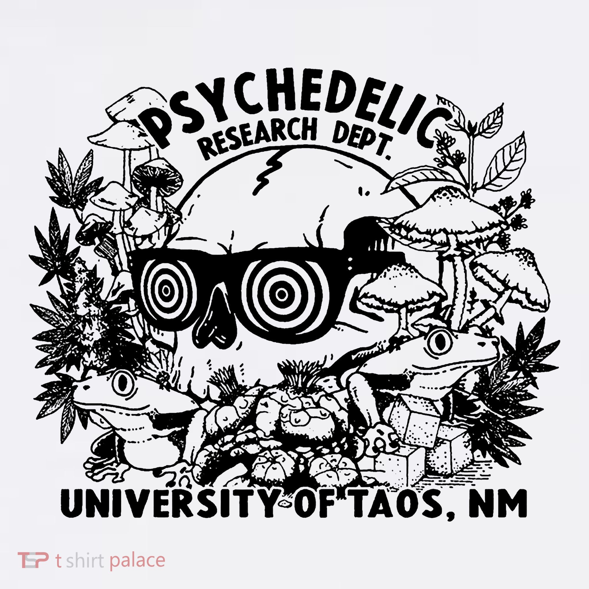 Psychedelic Research Garment-Dyed Sweatshirt