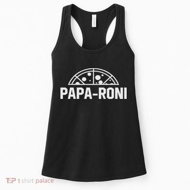 Papa Roni Pizza Funny Women's Tank Top