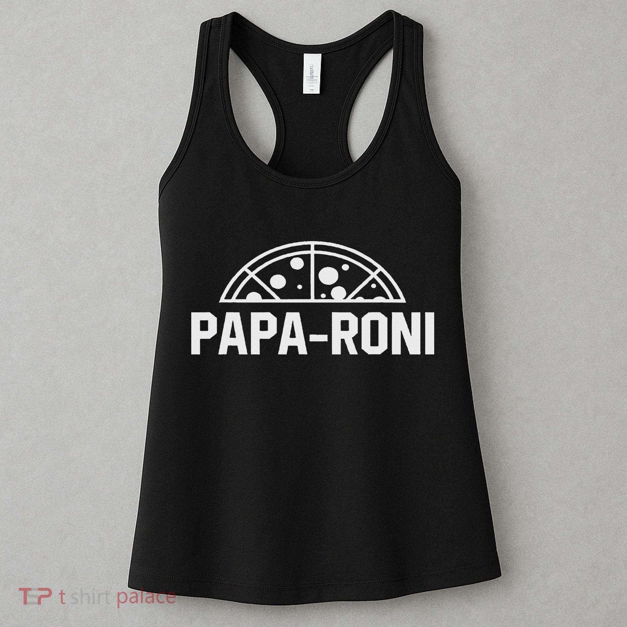 Papa Roni Pizza Funny Women's Tank Top