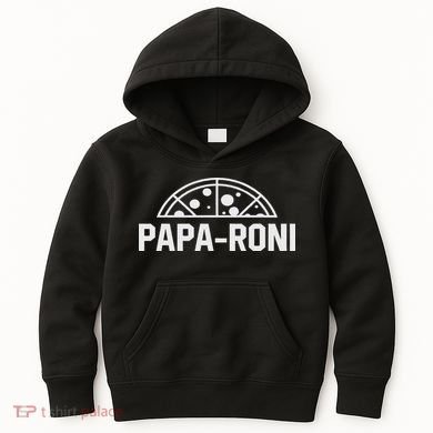 Papa Roni Pizza Funny Kids Hoodie