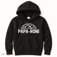 Papa Roni Pizza Funny Kids Hoodie thumb 0