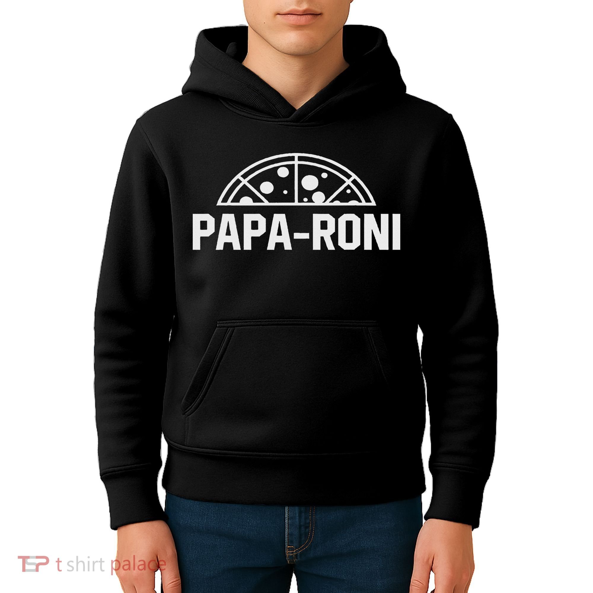 Papa Roni Pizza Funny Kids Hoodie