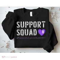 Purple Ribbon Pancreatic Cancer Awareness Sweatshirt thumb 2