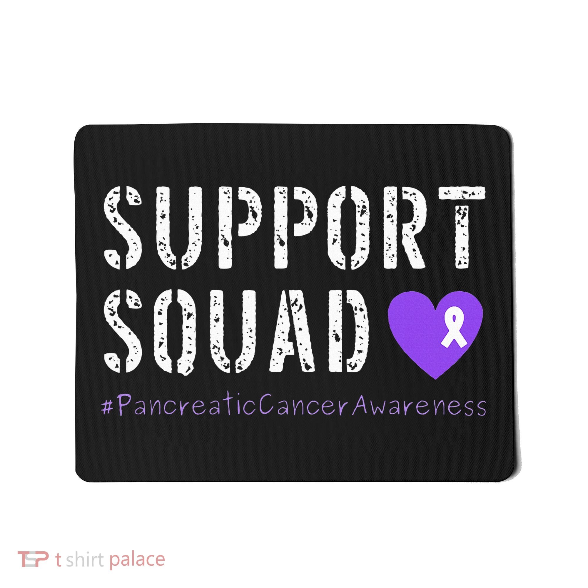 Purple Ribbon Pancreatic Cancer Awareness Mousepad