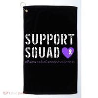 Purple Ribbon Pancreatic Cancer Awareness Golf Towel thumb 0