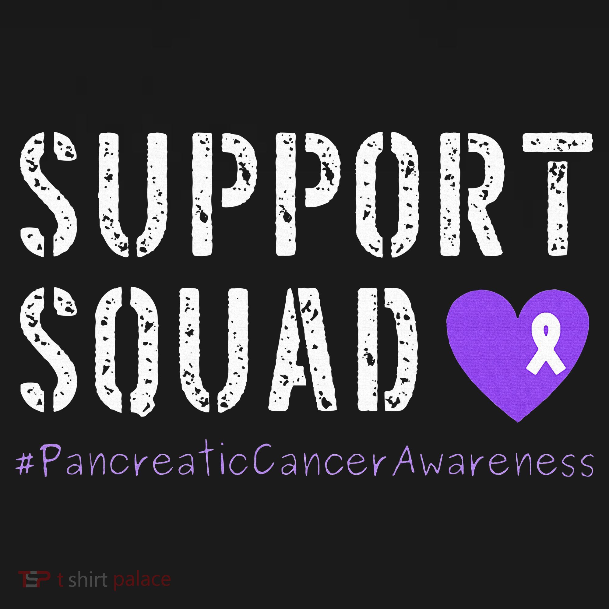 Purple Ribbon Pancreatic Cancer Awareness Kids Sweatshirt