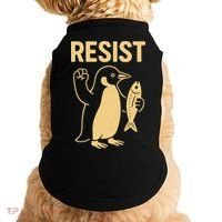 Penguin Resist Penguins Protest Against Tariffs Gift Doggie Tank thumb 0