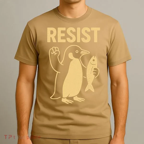Penguin Resist Penguins Protest Against Tariffs Gift T-Shirt