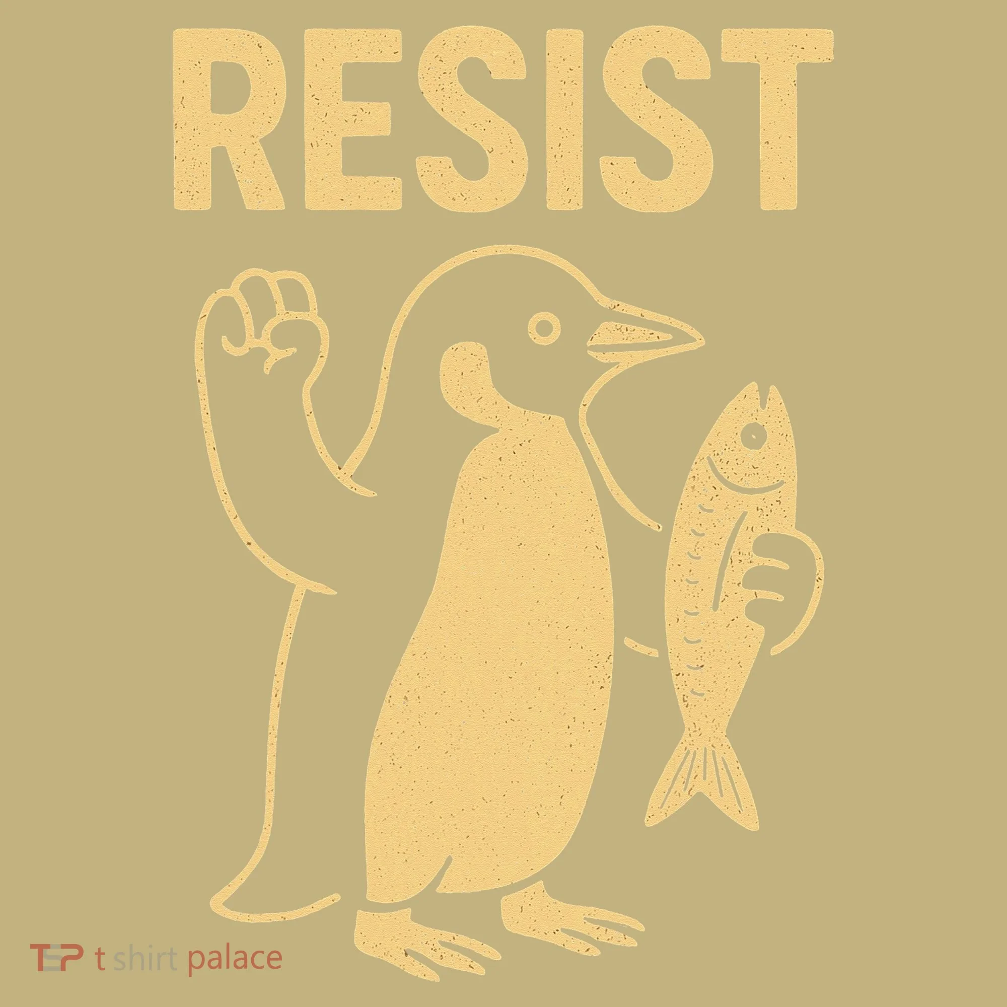 Penguin Resist Penguins Protest Against Tariffs Gift Kids T-Shirt