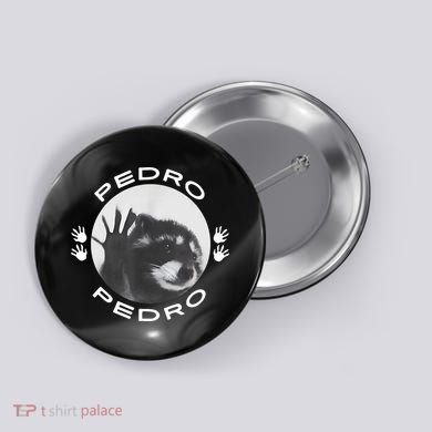 Pedro Raccoon Button
