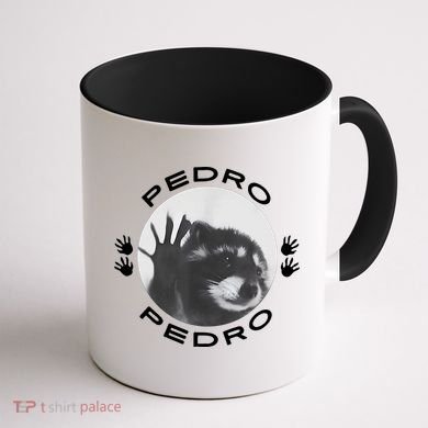 Pedro Raccoon Coffee Mug back