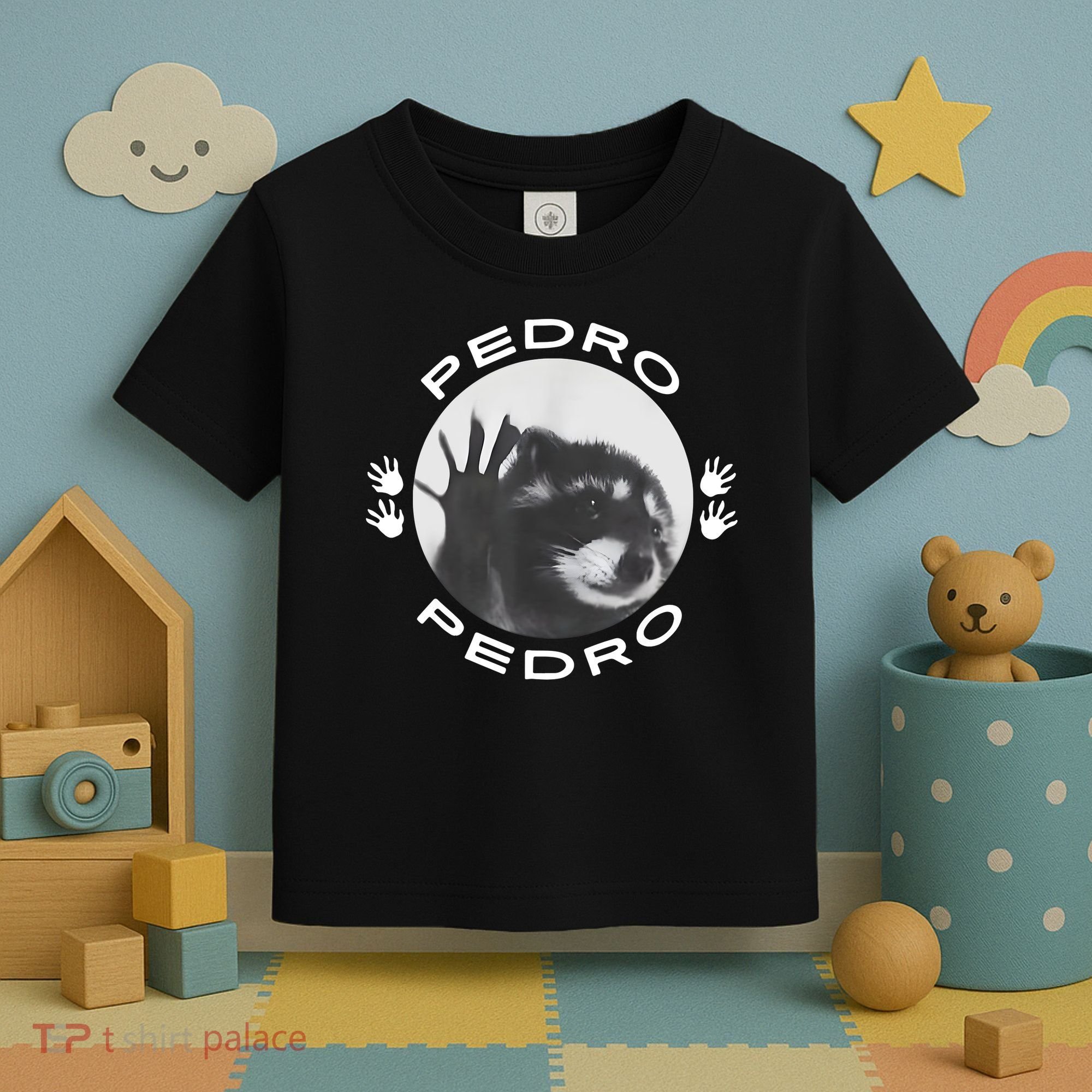Pedro Raccoon Toddler T-Shirt