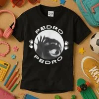 Pedro Raccoon Kids T-Shirt thumb 3