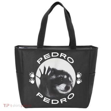 Pedro Raccoon Tote Bag