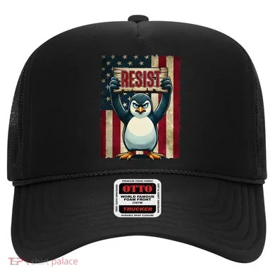Penguin Resist Penguins Protest Against Tariffs Hat