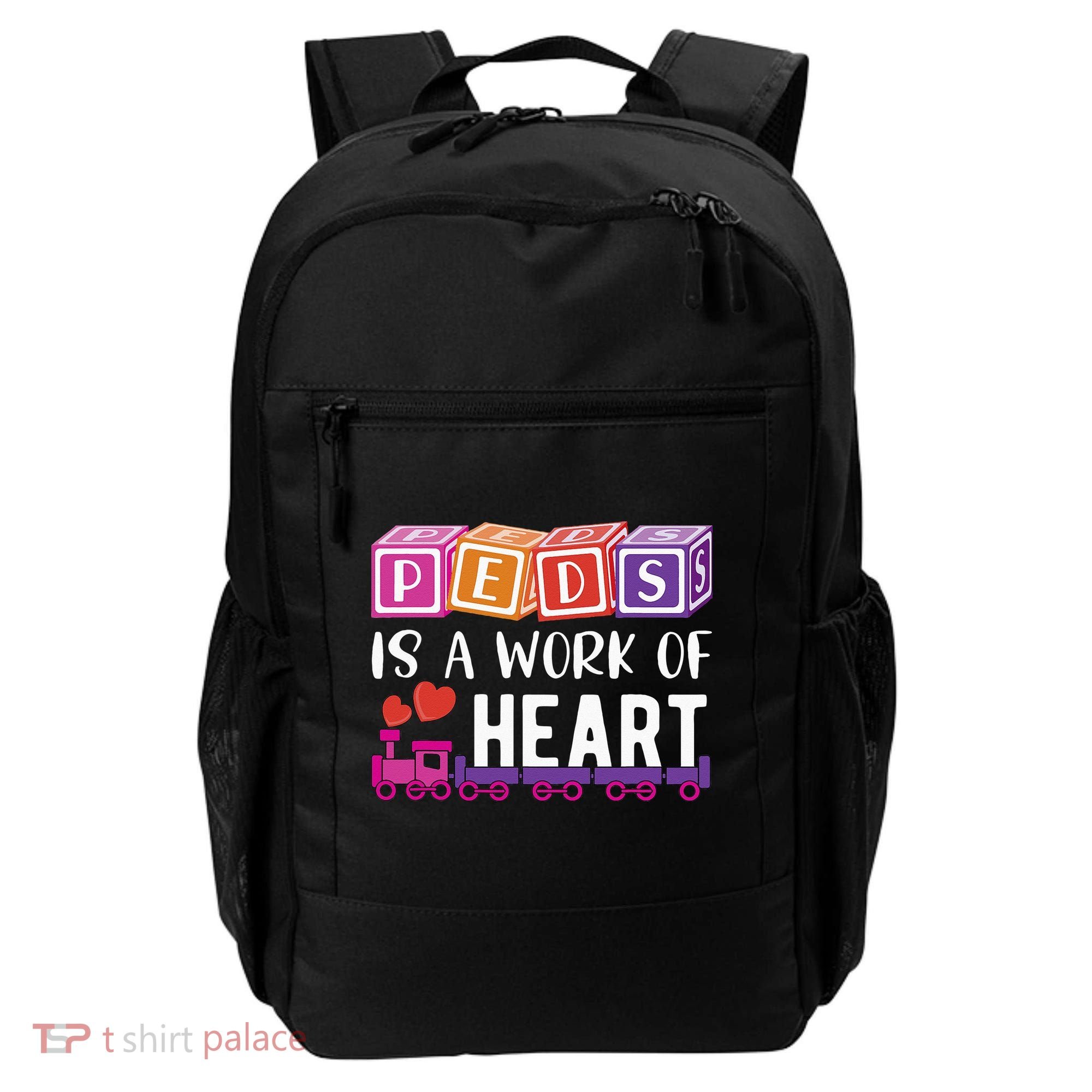 Pediatrician RN Pediatric Nurse PEDS Is A Work Of Heart Backpack