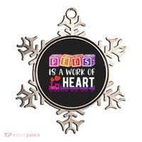 Pediatrician RN Pediatric Nurse PEDS Is A Work Of Heart Ornament thumb 0