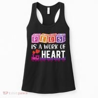 Pediatrician RN Pediatric Nurse PEDS Is A Work Of Heart Women's Tank Top thumb 0