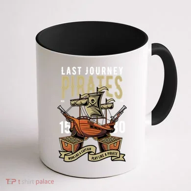 Pirates Retro Coffee Mug back